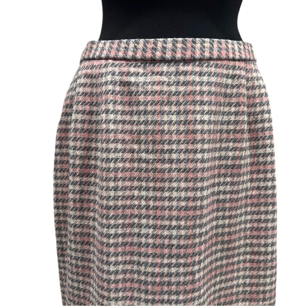 Vintage Pendleton 100% Virgin Wool Plaid Pencil Skirt Size 14 - Picture 2 of 13